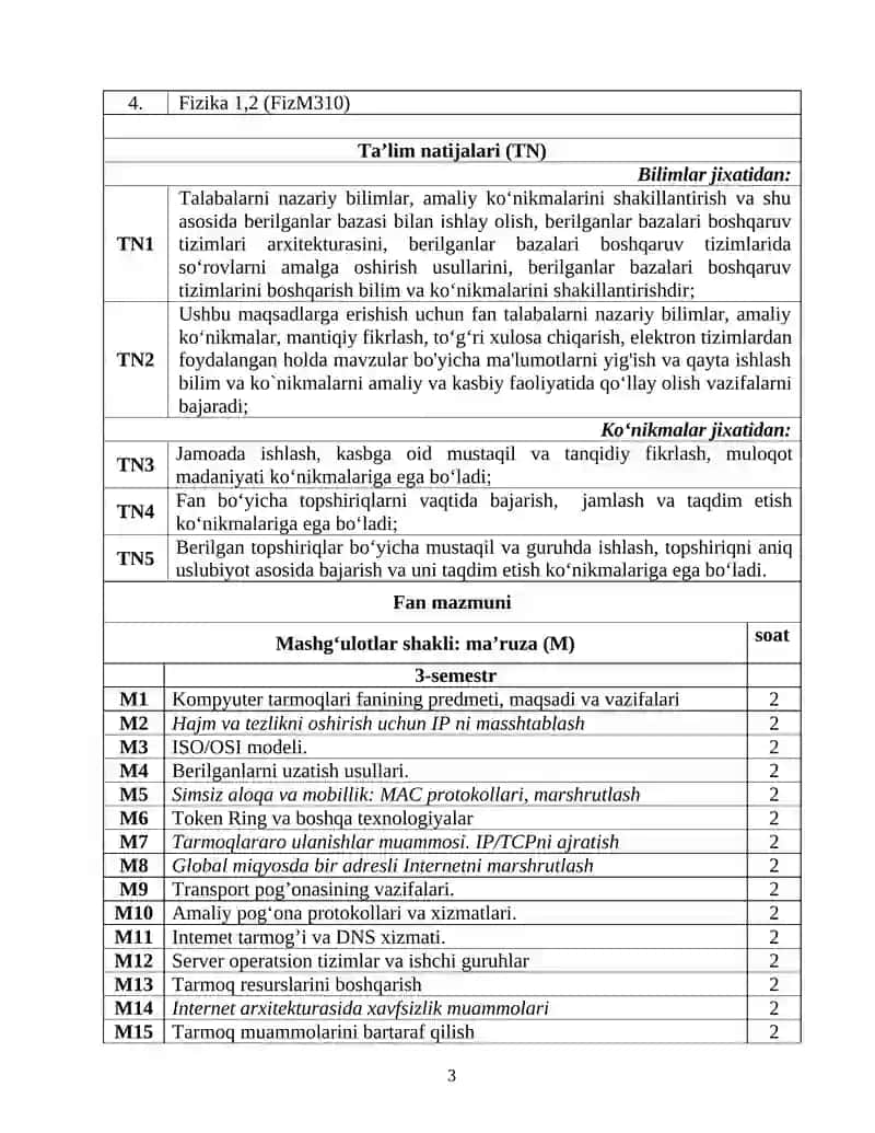 Kompyuter Tarmoqlari 3