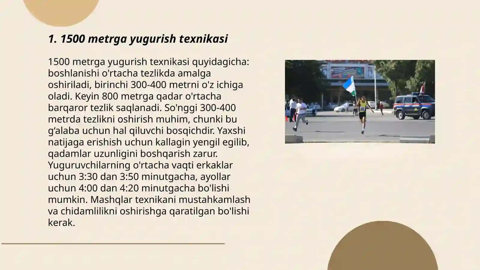 Kros 1500 masofaga yugurish 3