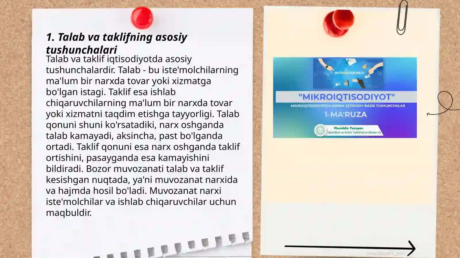 Talab va taklif 3