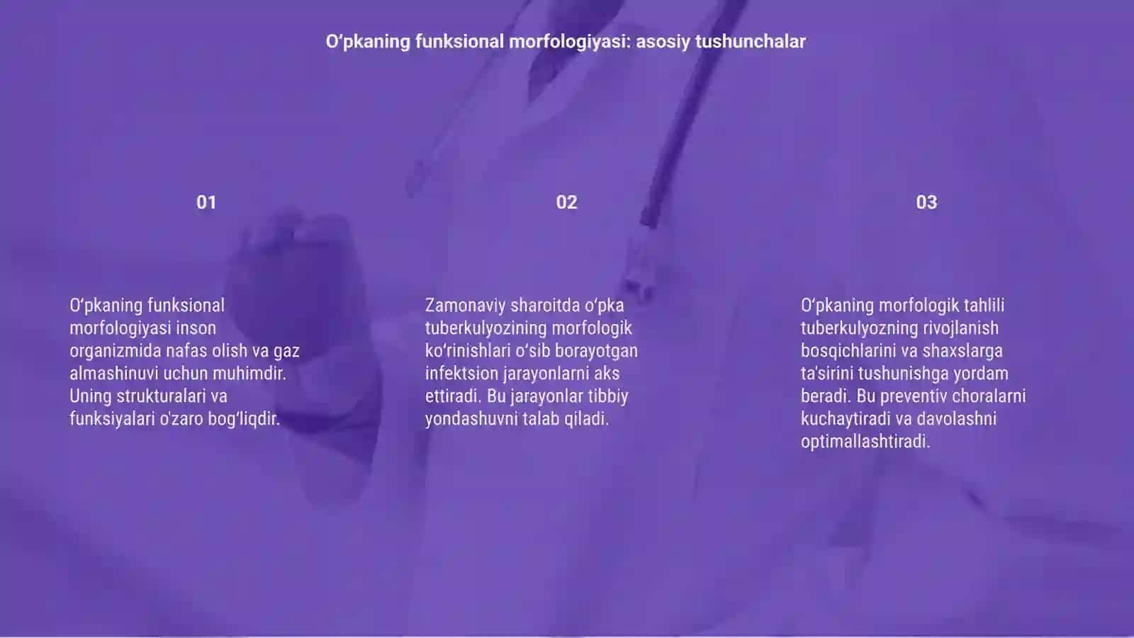Oʻpkaning funksional morfologiyasi 3