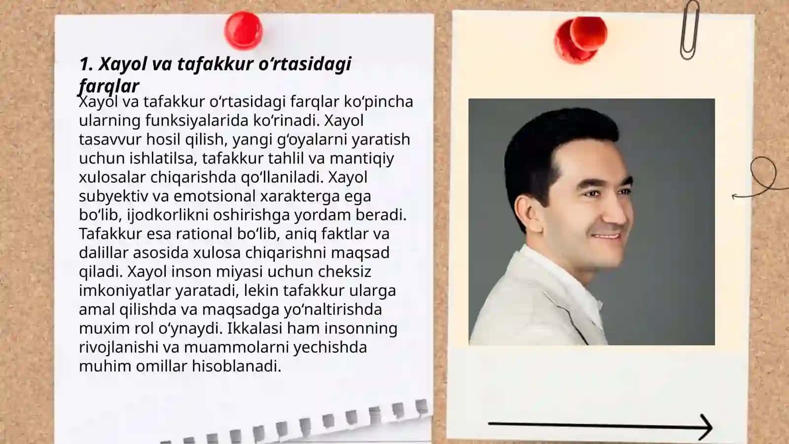 Xayol va Tafakkur 3