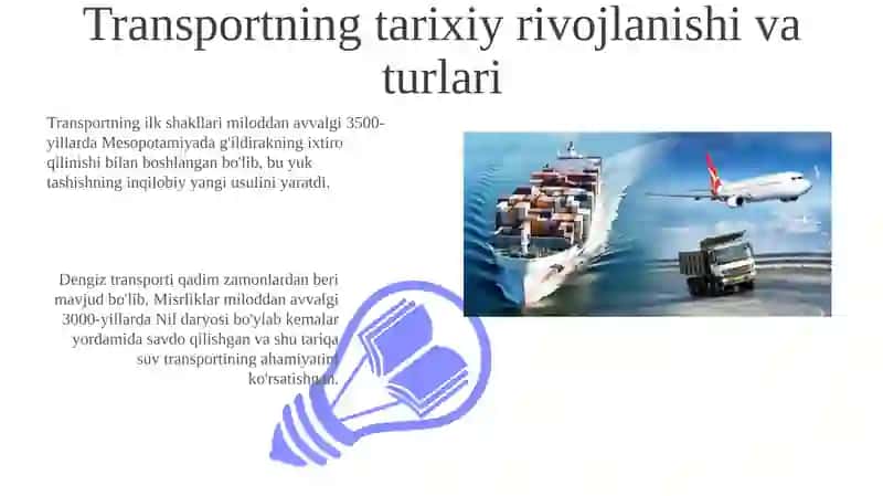 Jahon transport geografiyasi 3