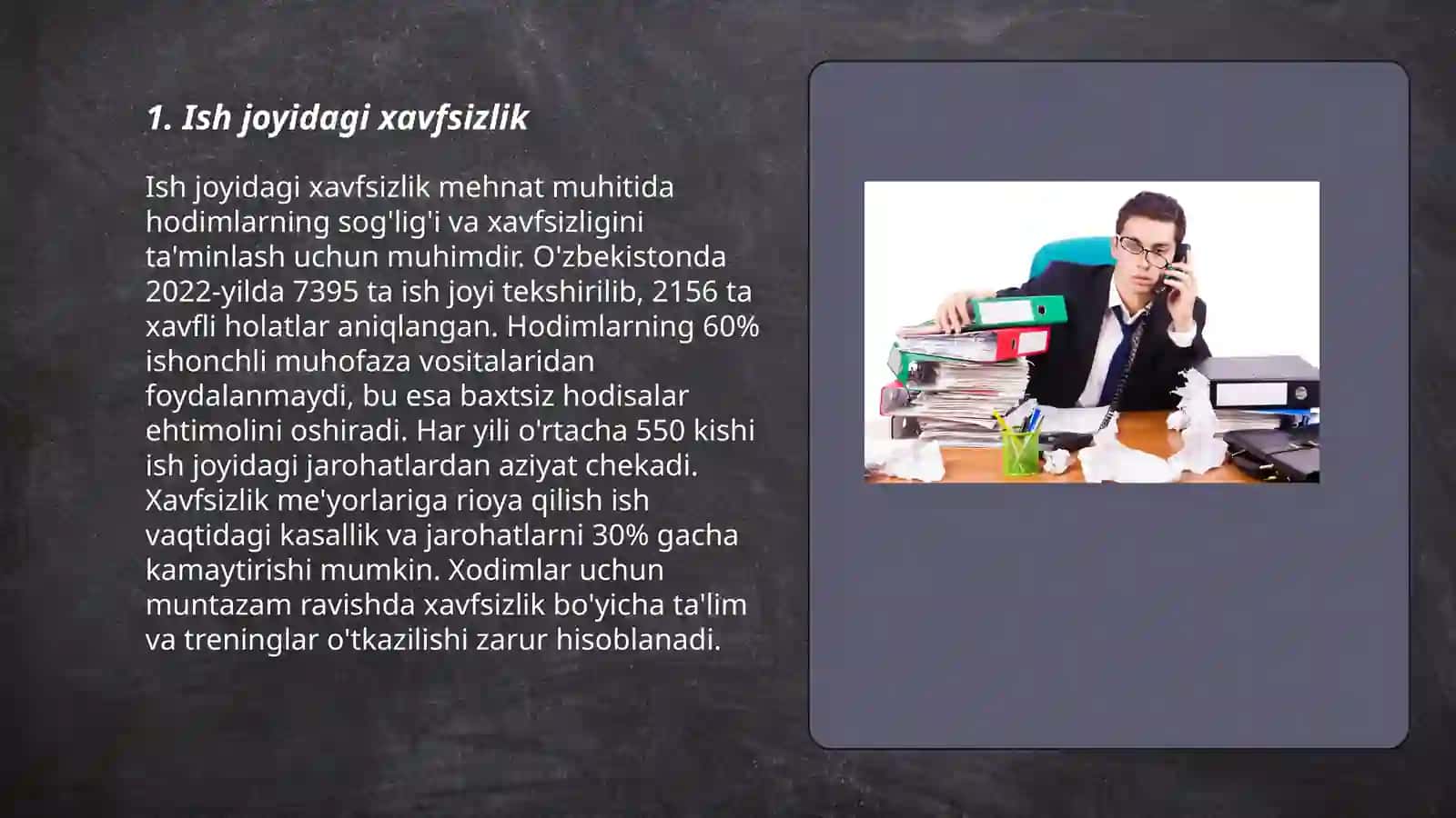 Ish joyidagi xavfsizlik 3