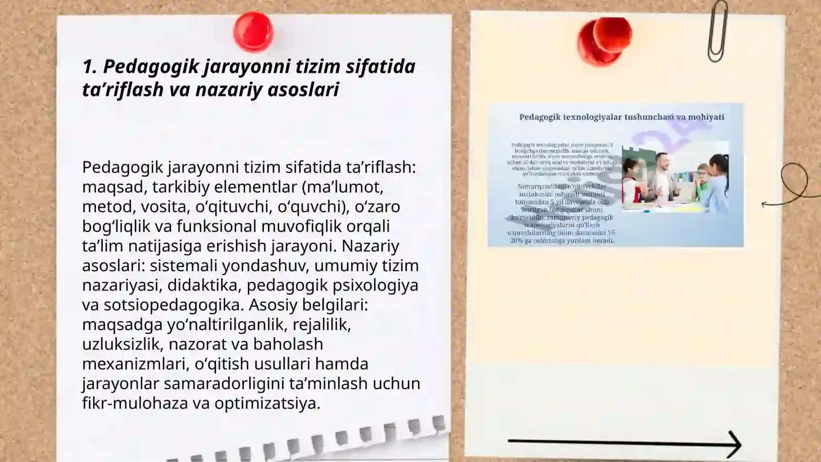 Pedagogik Jarayon Tizim Sifatida 3