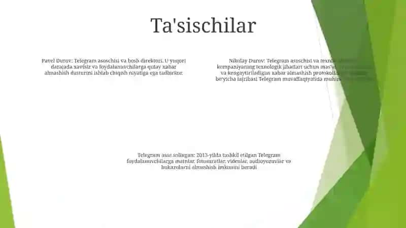 Telegram Kompaniyasi Yaratilishi 3
