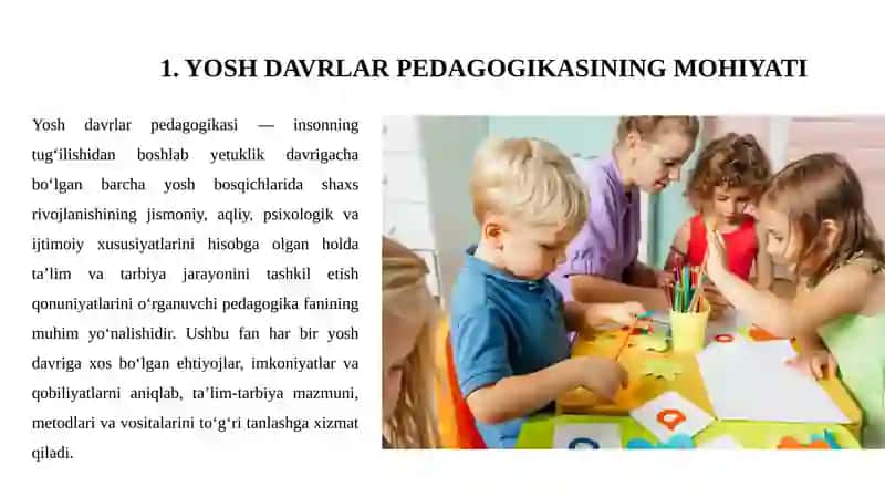 YOSH DAVRLAR PEDAGOGIKASI 3