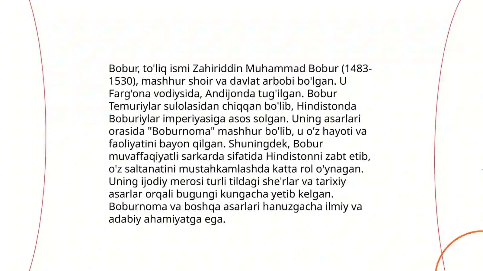 Zahiriddin Muhammad Bobur ruboiylari va tahlili 3