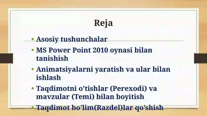 "TAQDIMOTLAR YARATISH USUL VA VOSITALARI" 3