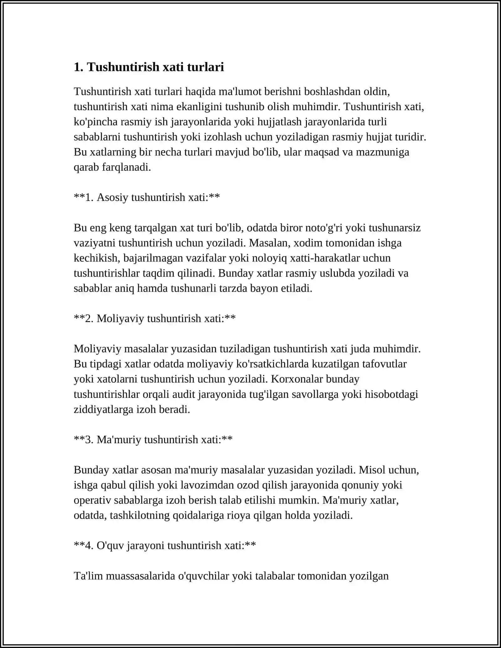 TUSHUNTIRISH XATI 3
