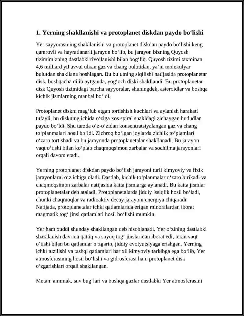 YER SAYYORASI VA UNING EVOLYUTSIASI 3