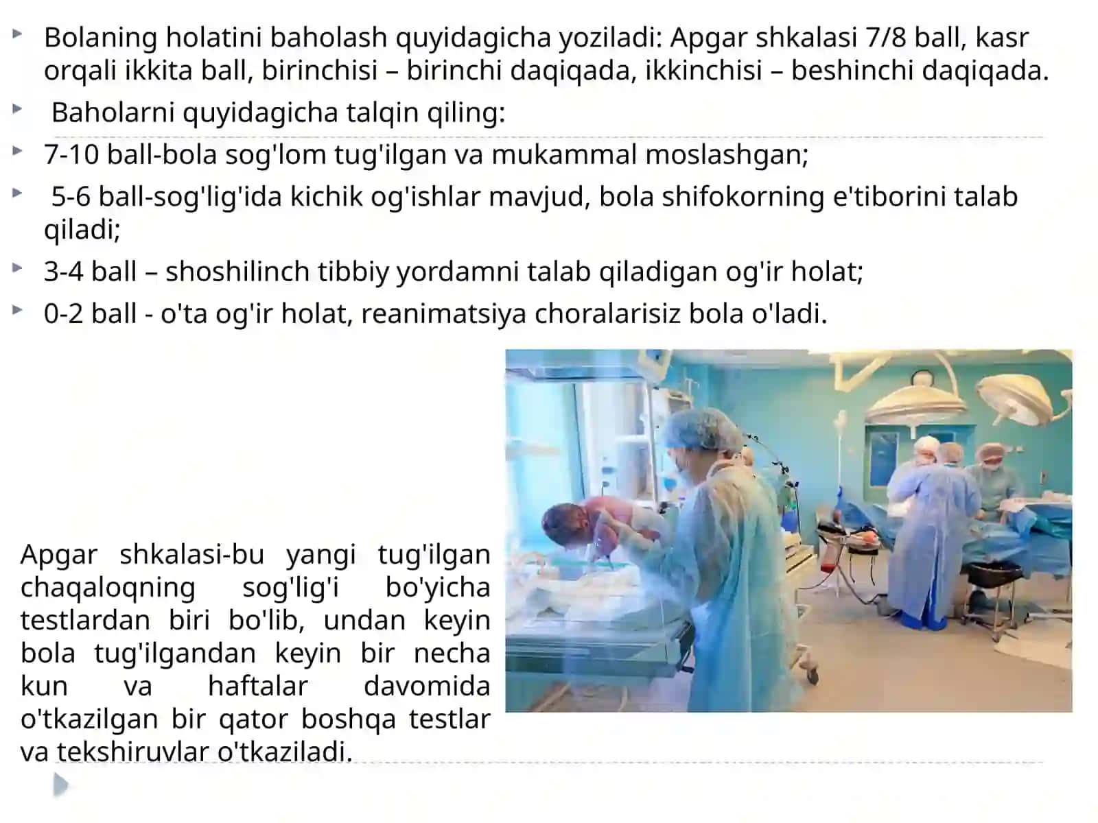 Neonatal davr tug'ilgan chaqaloqlar kasalliklari 3