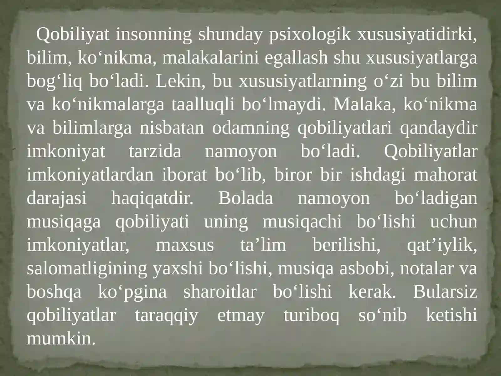 Qobiliyatlar haqida tushuncha 3