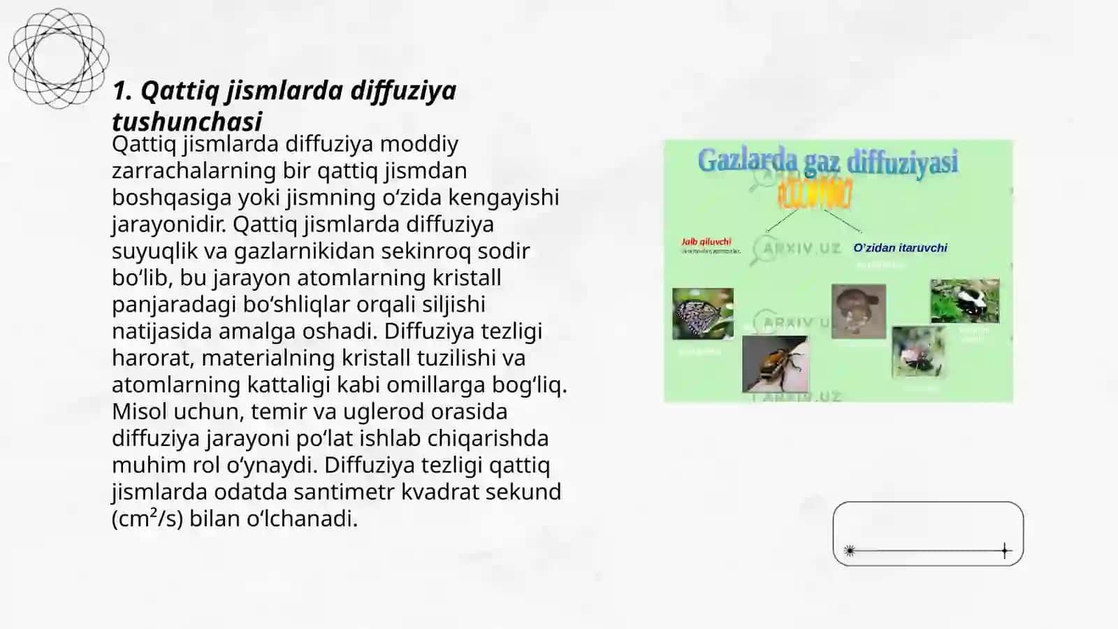 Qattiq jismlarda diffuziya hodisalari 3