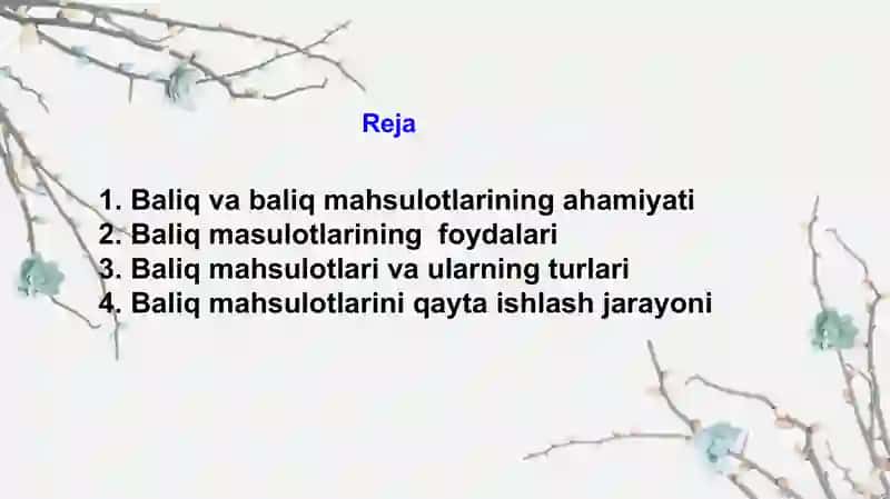 Baliq va baliq mahsulotlari 3