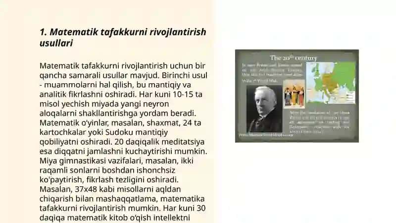 Matematik to'garakni o'tkazish metodikasi 3