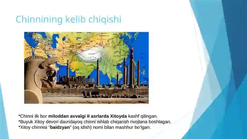 BUYUK IPAK YO‘LIDA CHINNI SAVDOSI 3