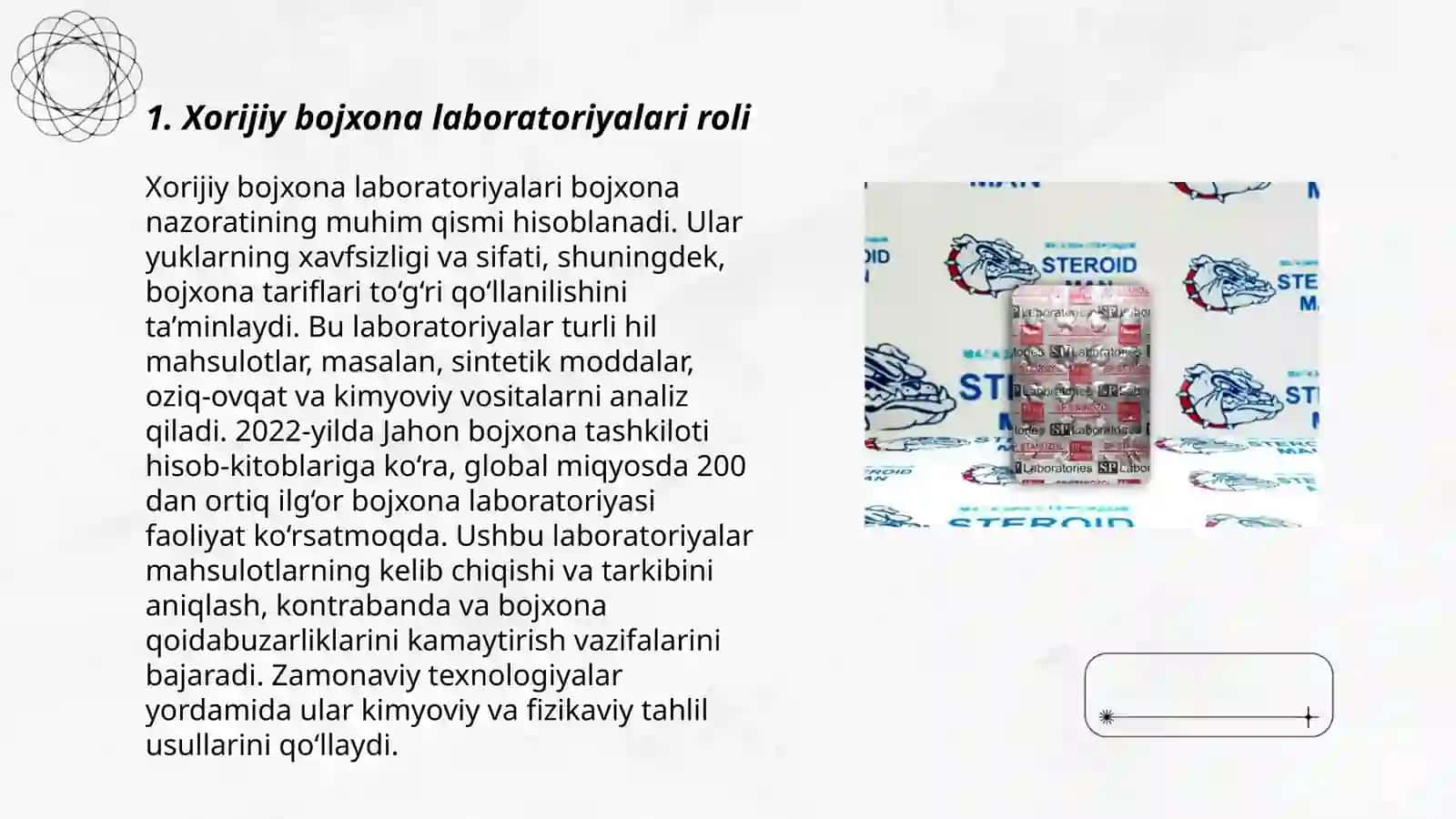 Xorijiy bojxona laboratoriyalari 3