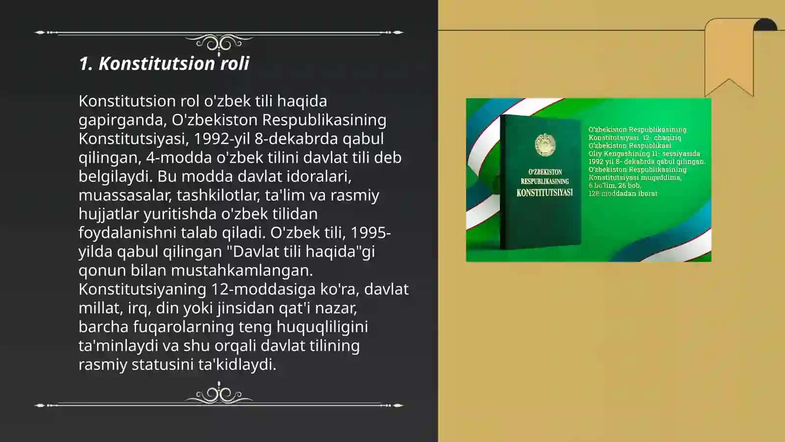Konstitutsiya va O'zbek tili 3