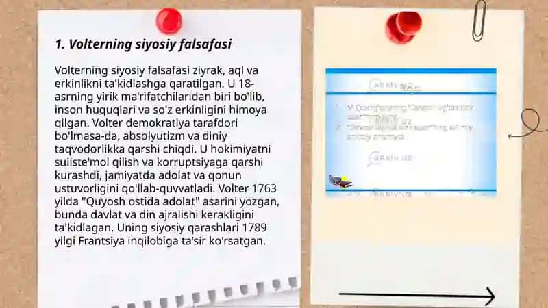 Volterning siyosiy qarashlari 3