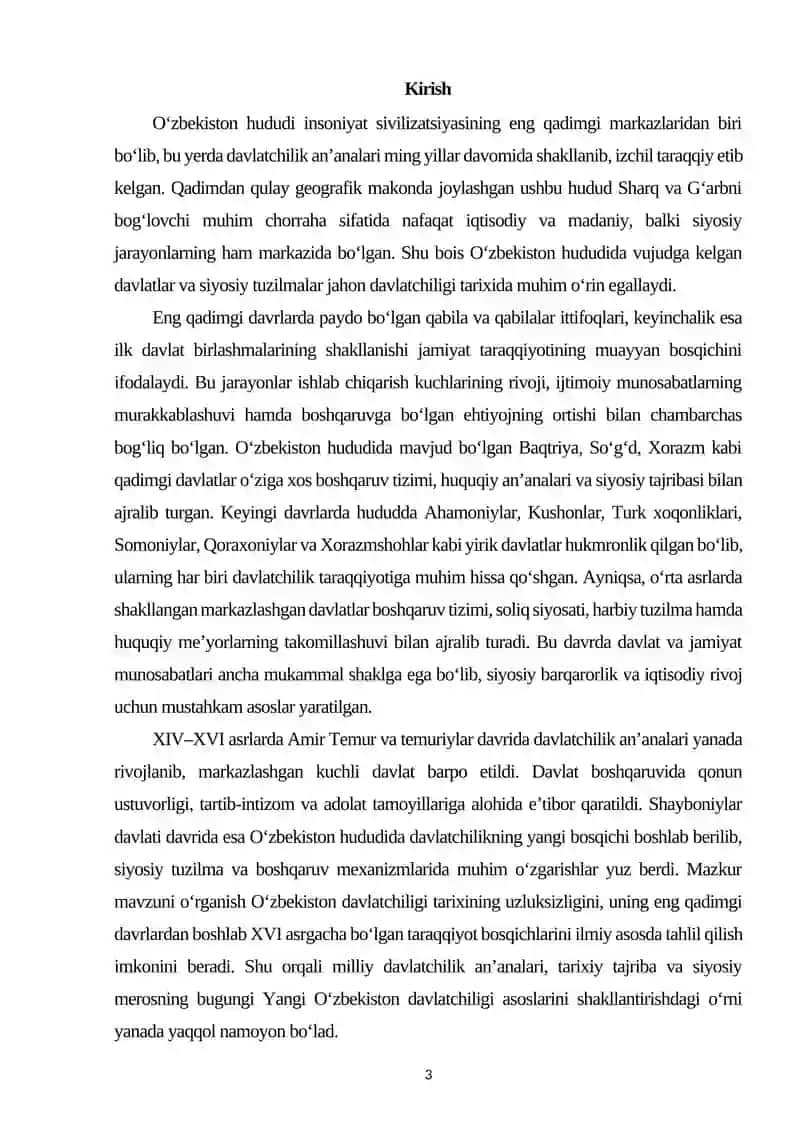 Yangi O‘zbekiston tarixi referati 3