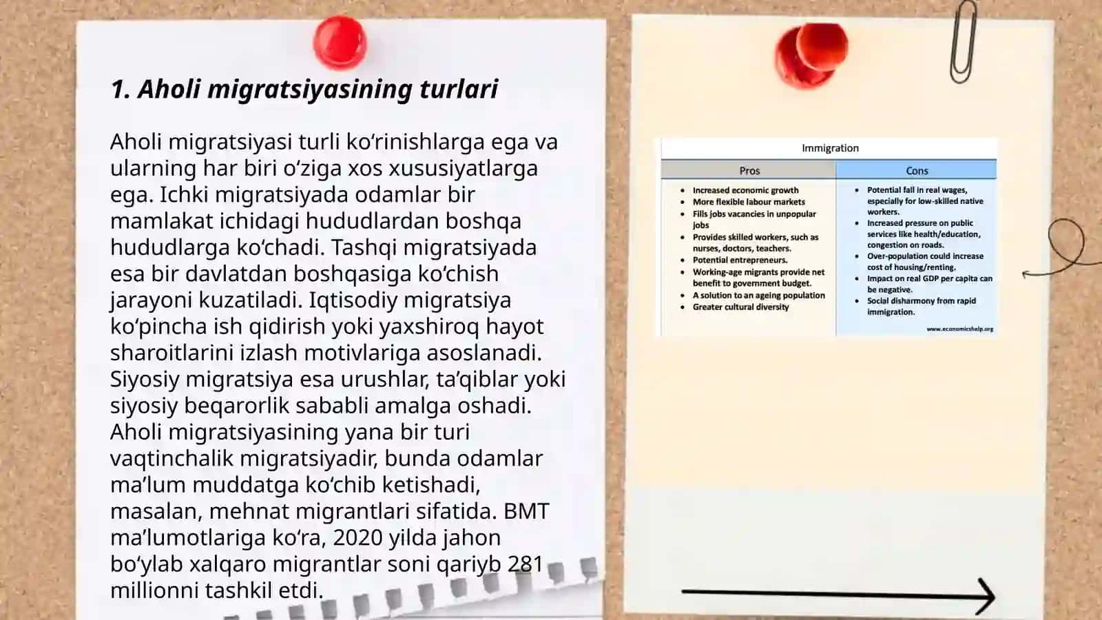 Aholi migratsiyasi va mustaxkam o'sish omillari 3