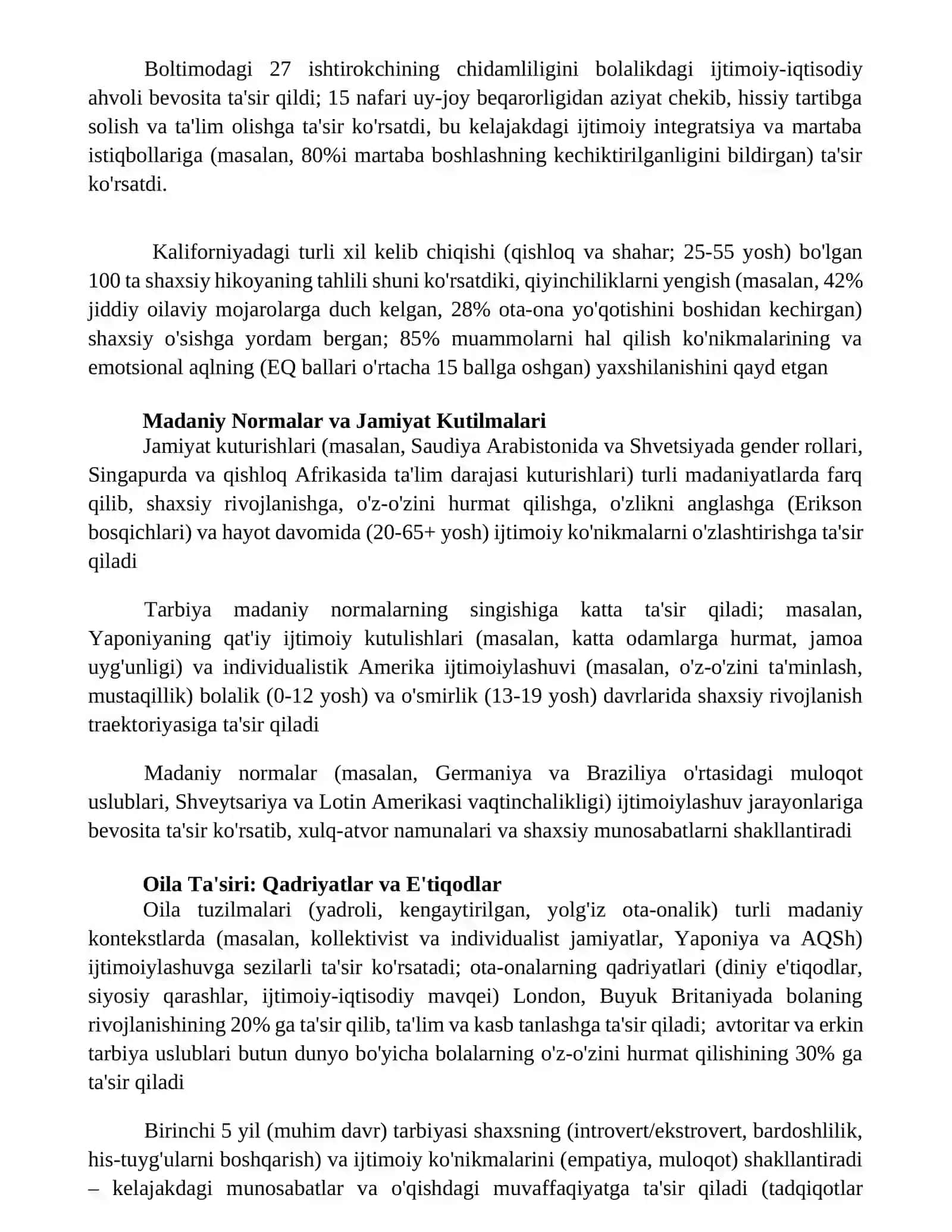 Shaxsiy rivojlanish tarbiyasi 3