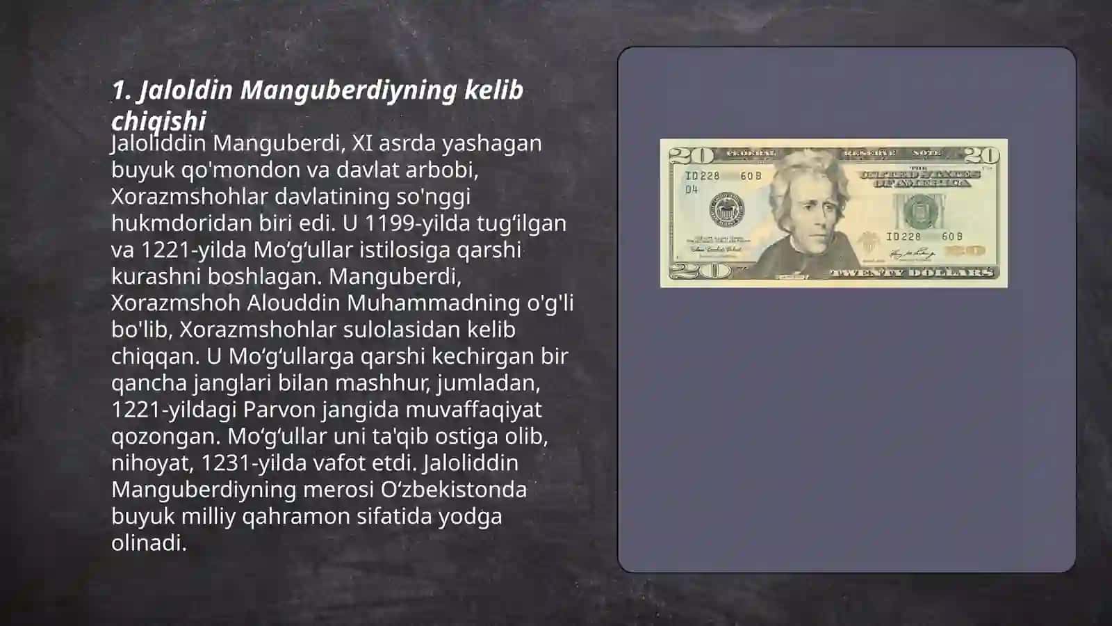 Jaloldin Mangu berdi tarixi 3