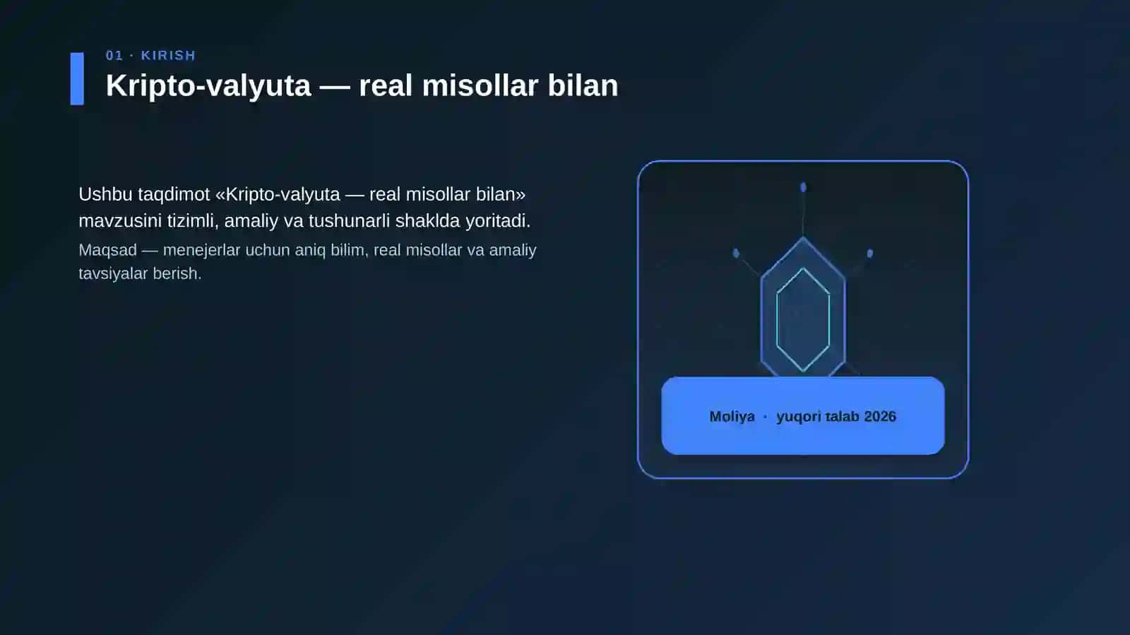 Kripto-valyuta — real misollar bilan 3