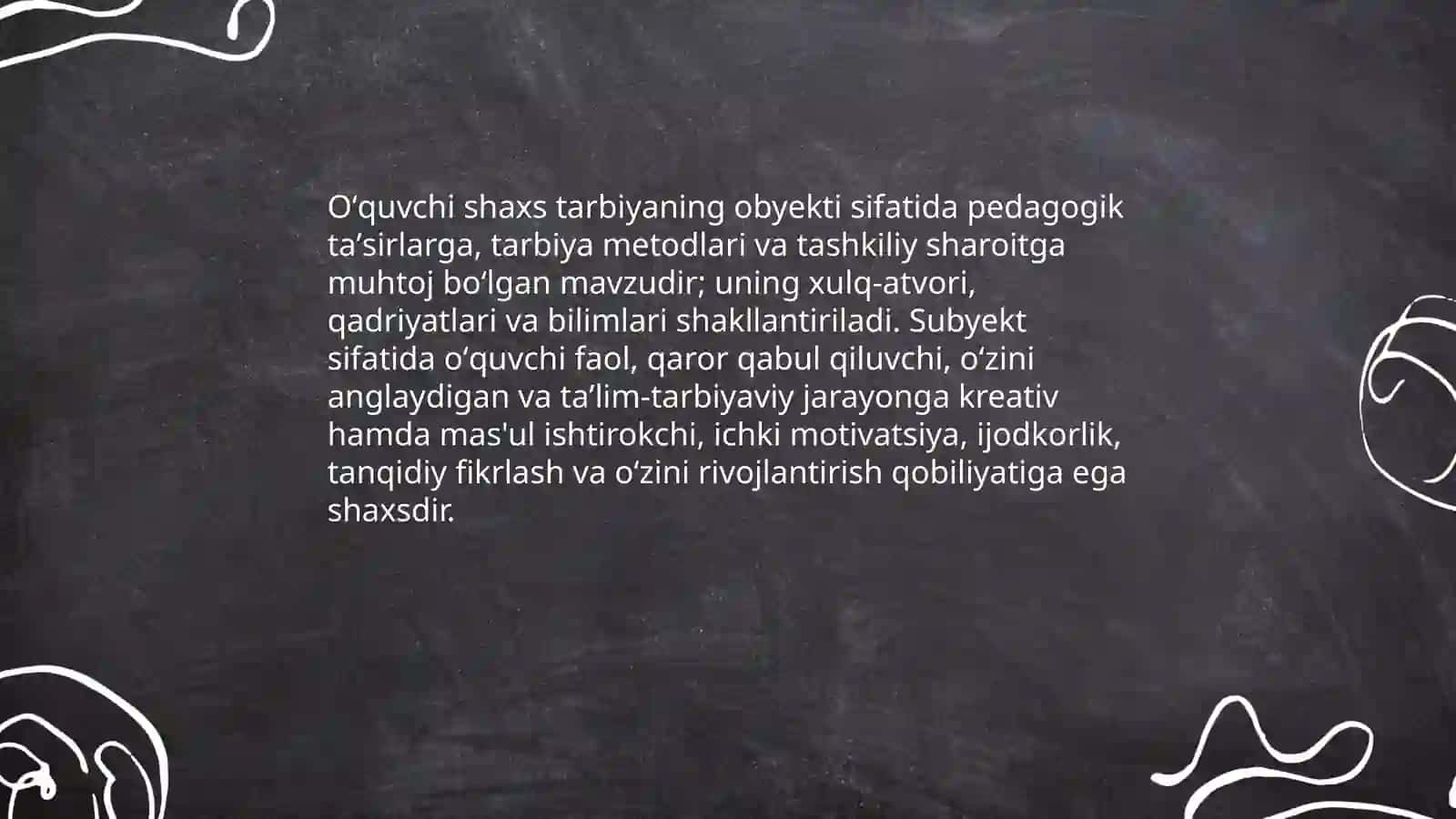 Oʻquvchi shaxsi tarbiya 3