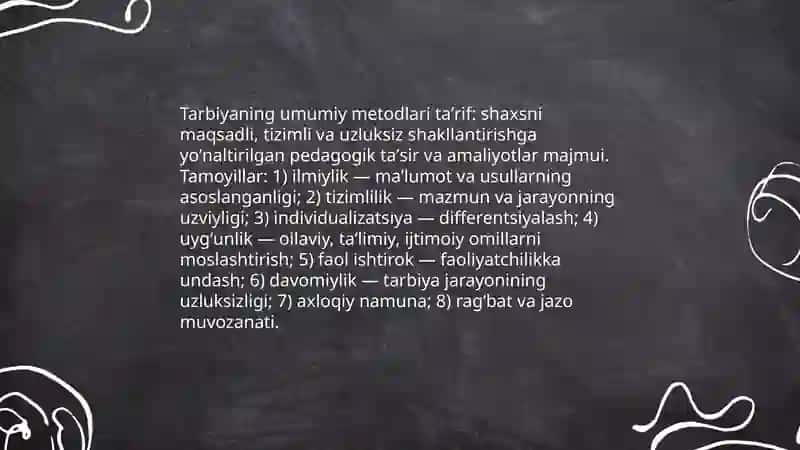 Tarbiyaning umumiy metodlari 3
