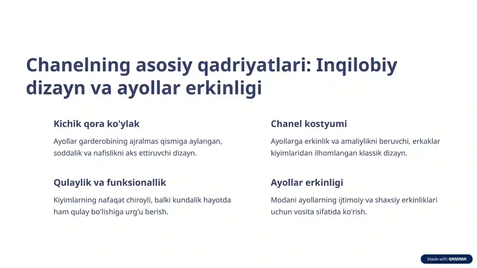 Chanel brendi: Elegans va innovatsiya merosi 3