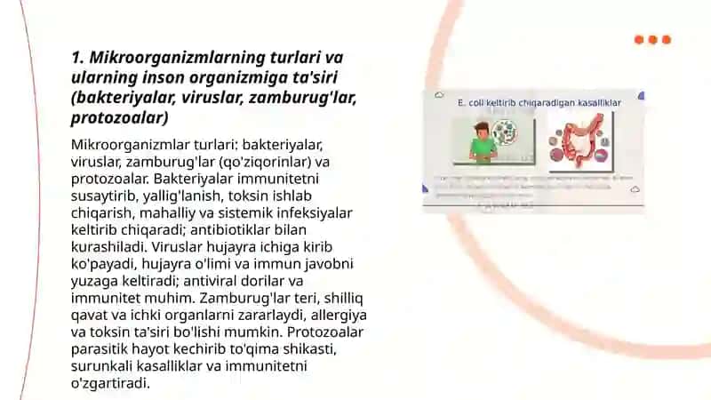 Mikroorganizmlar keltirib chiqaradigan kasalliklari 3