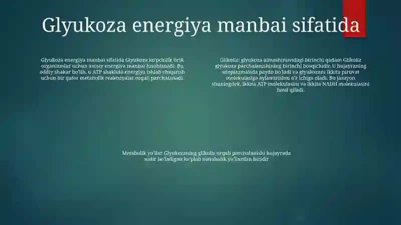 Glikolizning Ayrim Reaksiyalari 3