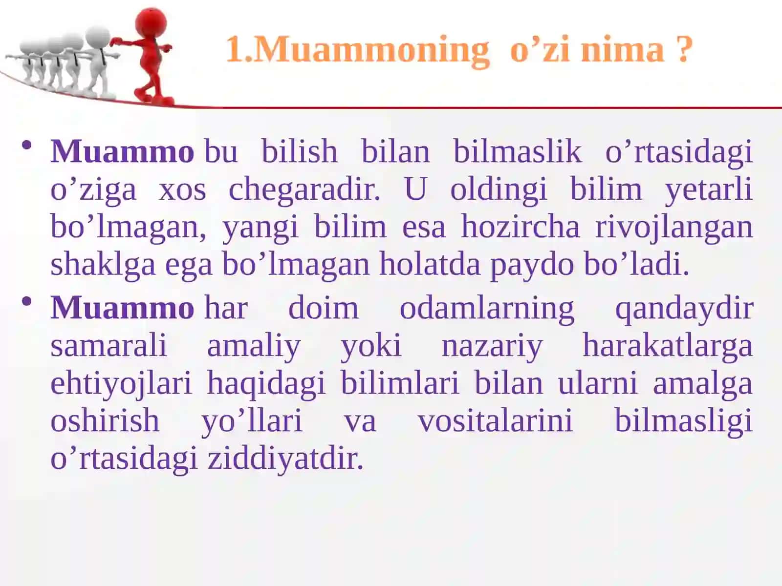 "NEGA MUAMMOLARGA DUCH KELAMIZ" MALIKOVA DILAFRUZ DILSHODOVNA 3
