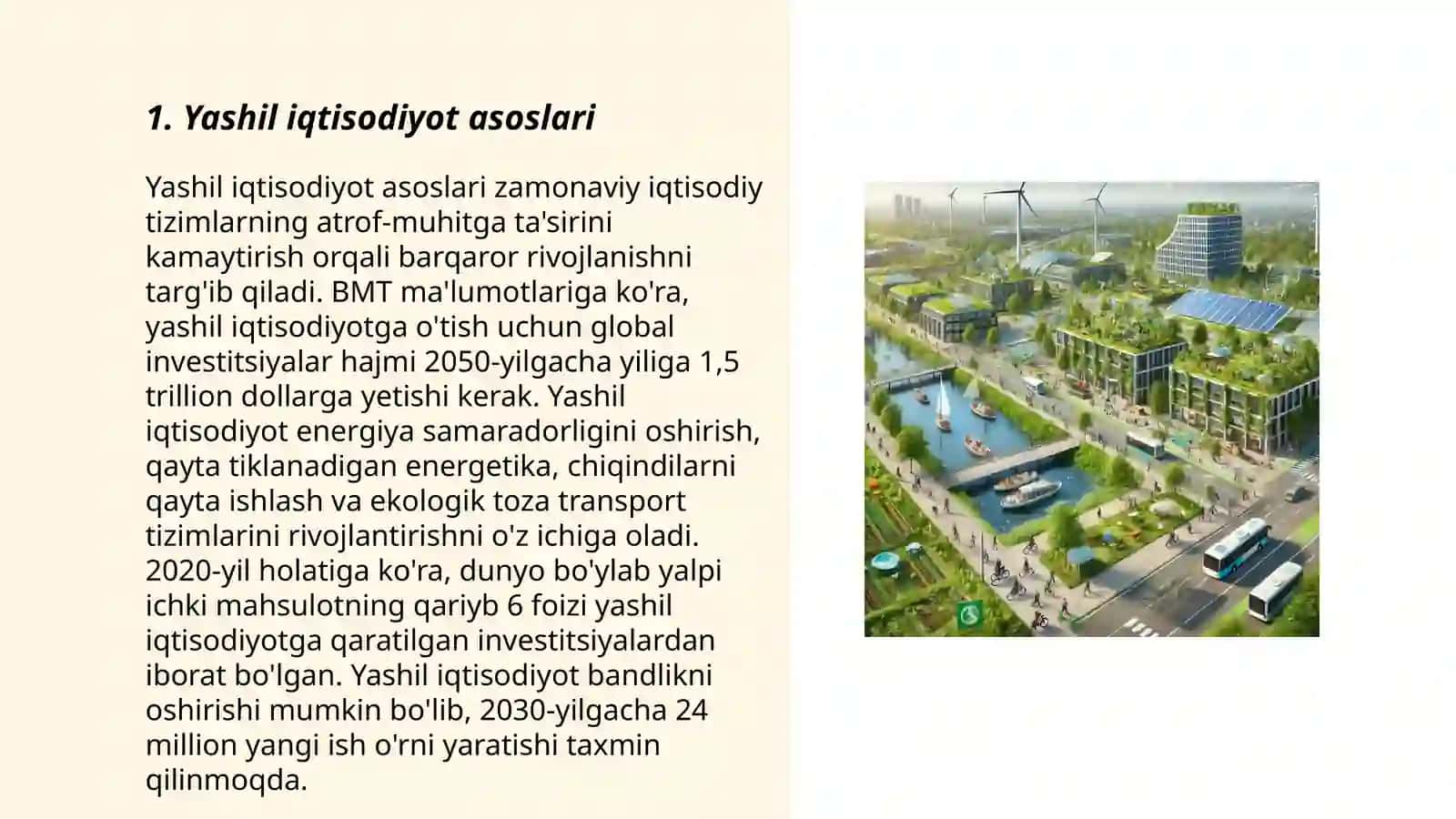 Yashil iqtisodiyot asoslari 3