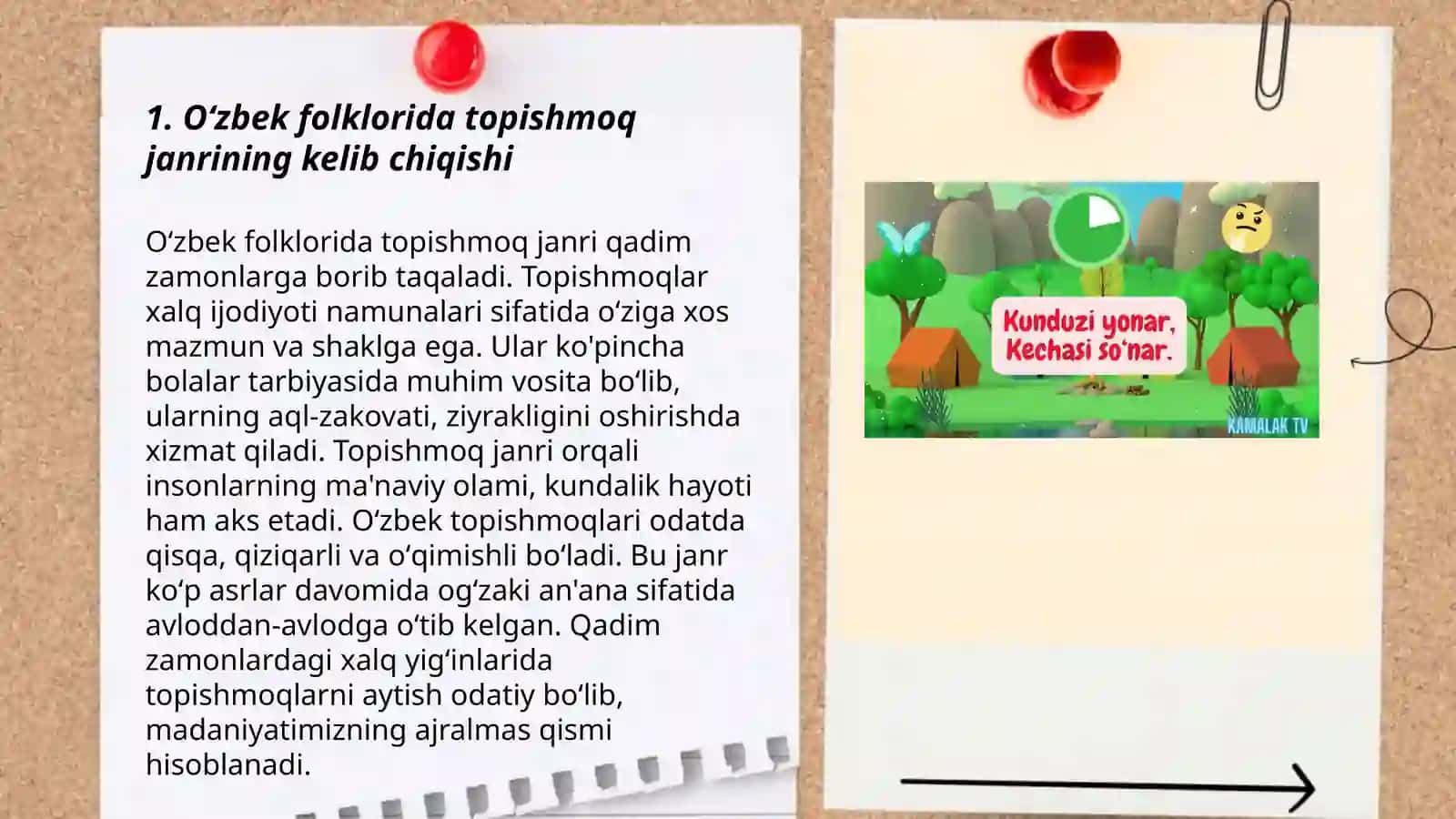 Oʻzbek folklori topishmoqlar 3