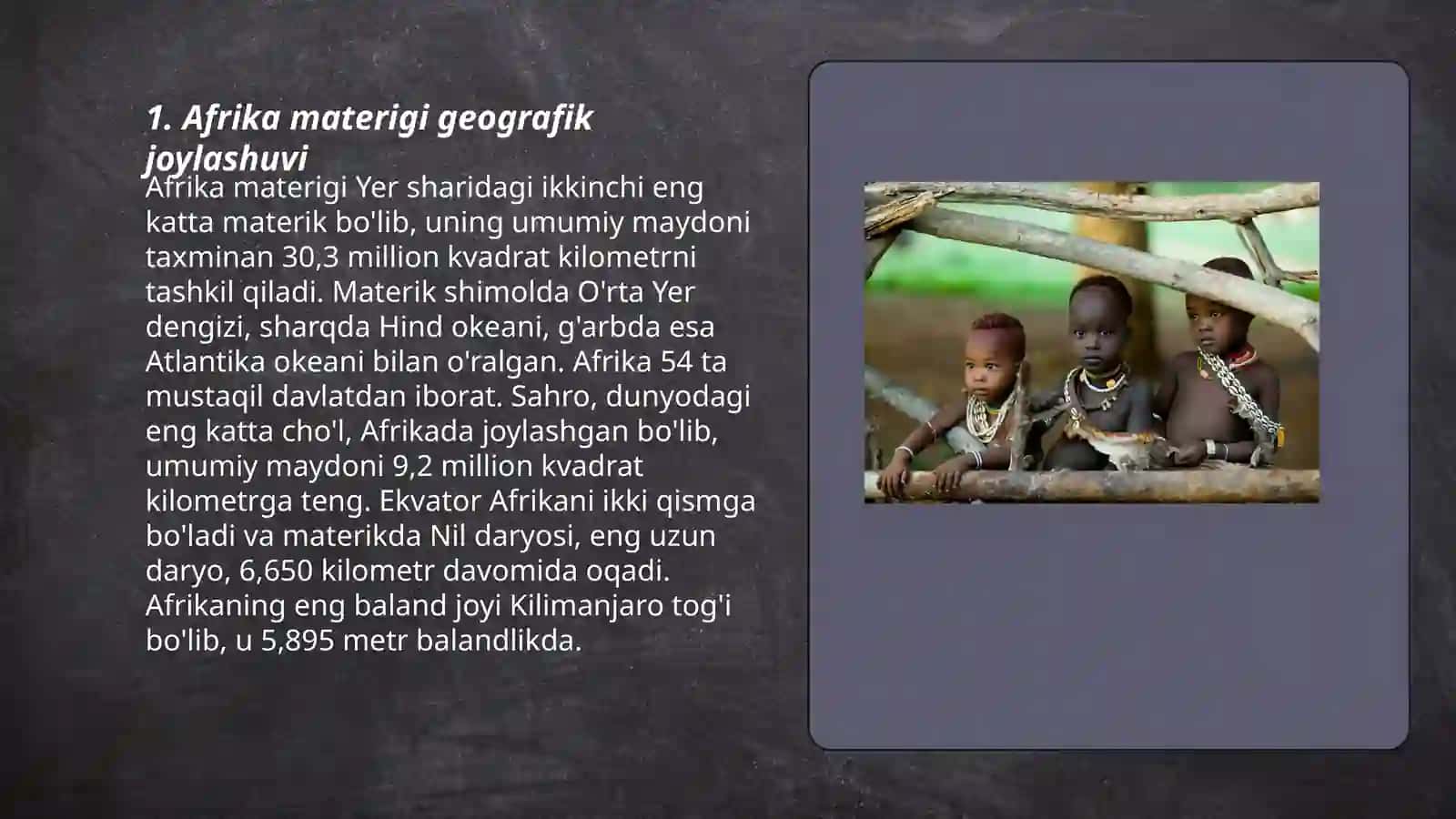 Afrika Materigi 3
