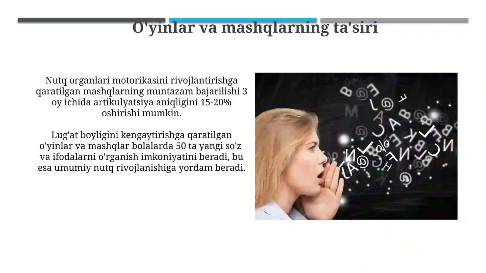 Yozma nutqni rivojlantiruvchi mashqlar tahlili 3