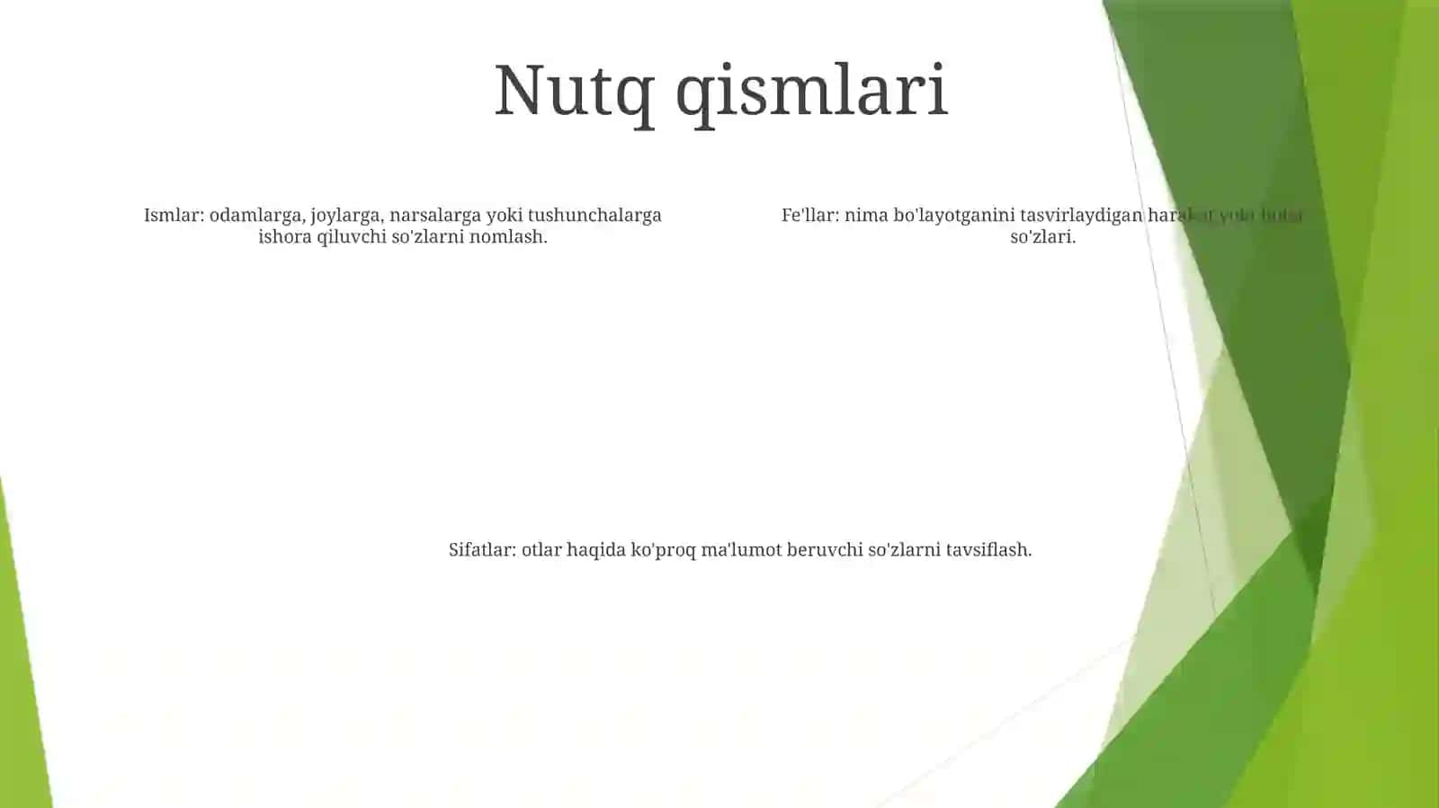 Grammatikaning asosiy tushunchalari 3