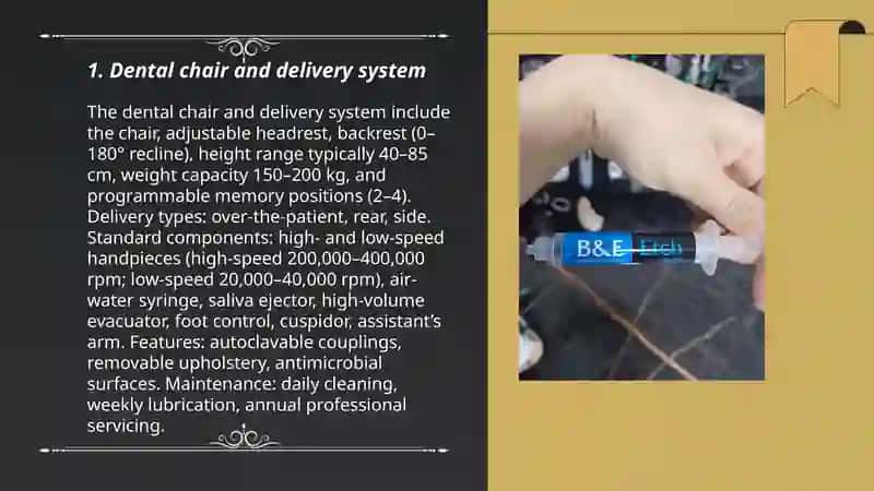 Dental Chair and Delivery System 3