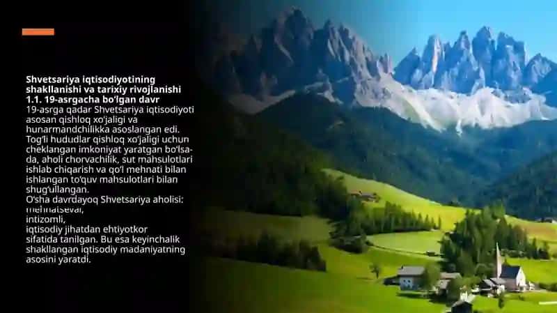 SHVETSARIYA IQTISODIY RIVOJLANISHI 3