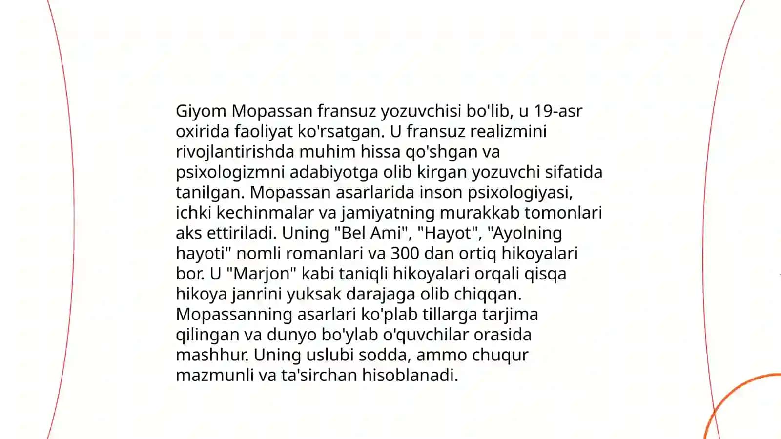 Jahon adabiyoti fanidan tayyorlagan taqdimoti 3