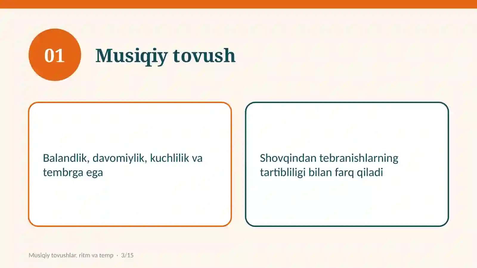 MUSIQA TAQDIMOTI 3