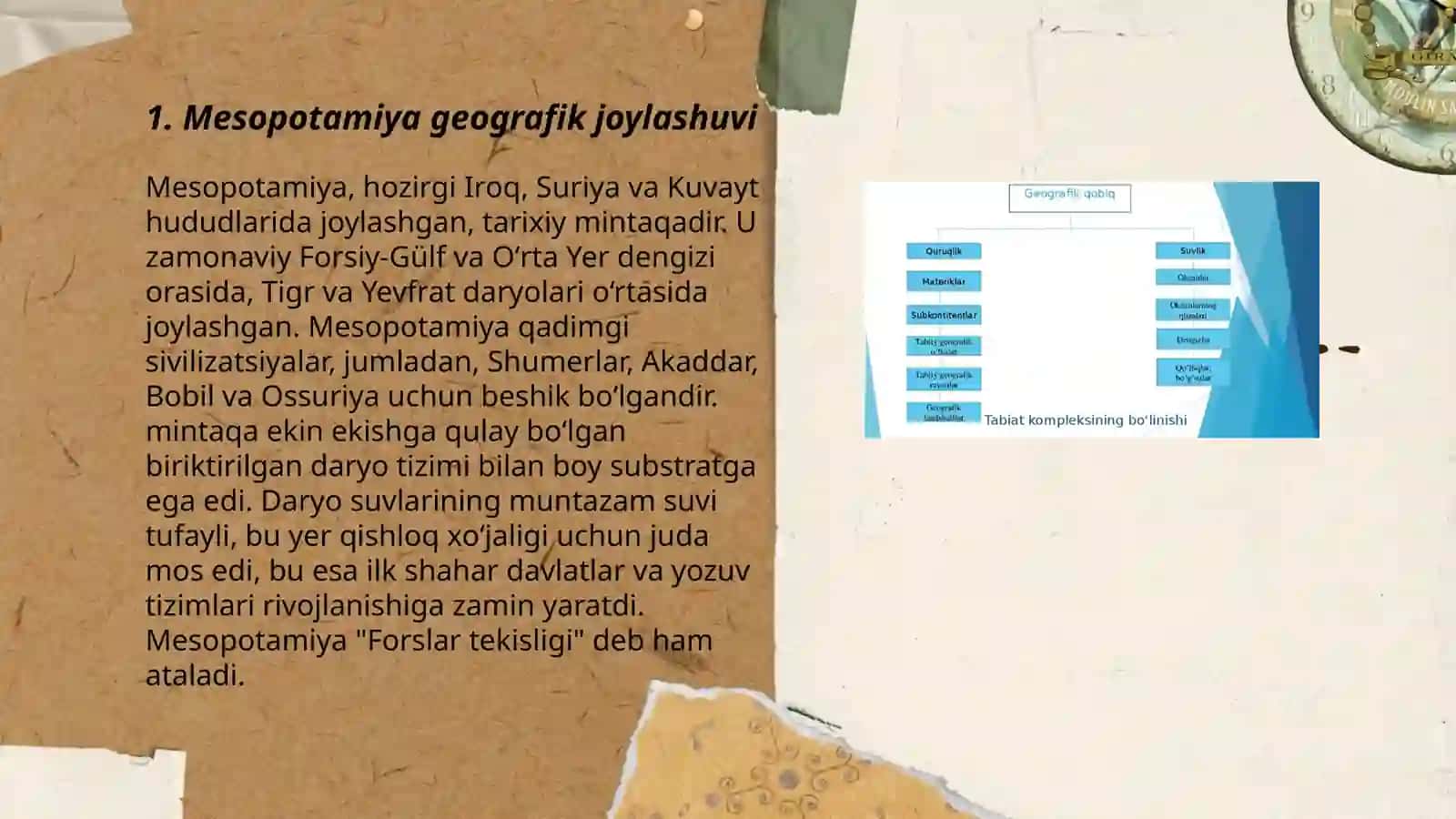 Mesopotamiyada geografik bilimlarning paydo bo‘lishi 3