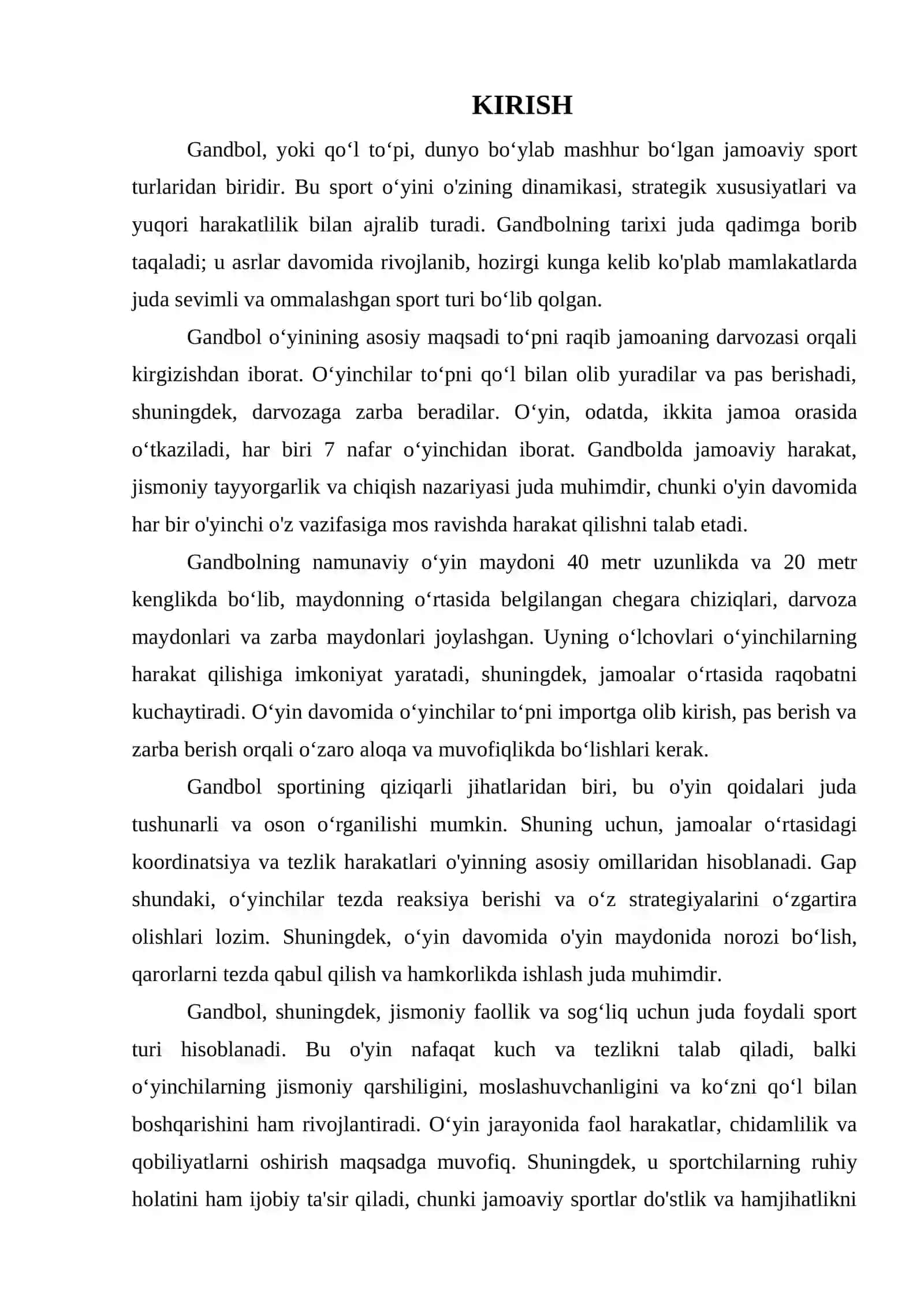 GANDBOL (QO‘L TO‘PI) 3