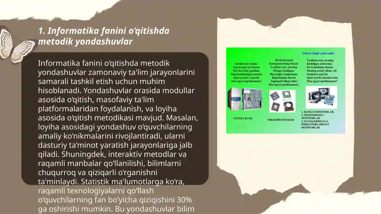 Informatika o‘qitishning metodik tizimli tahlili 3