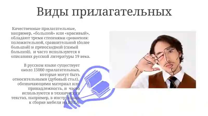 Типы прилагательных 3