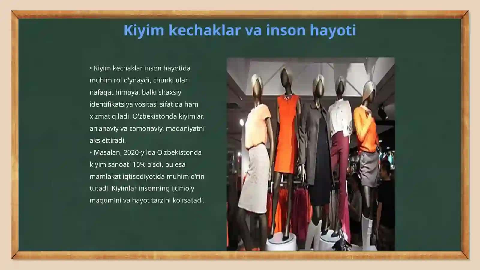 Kiyim kechaklar 3