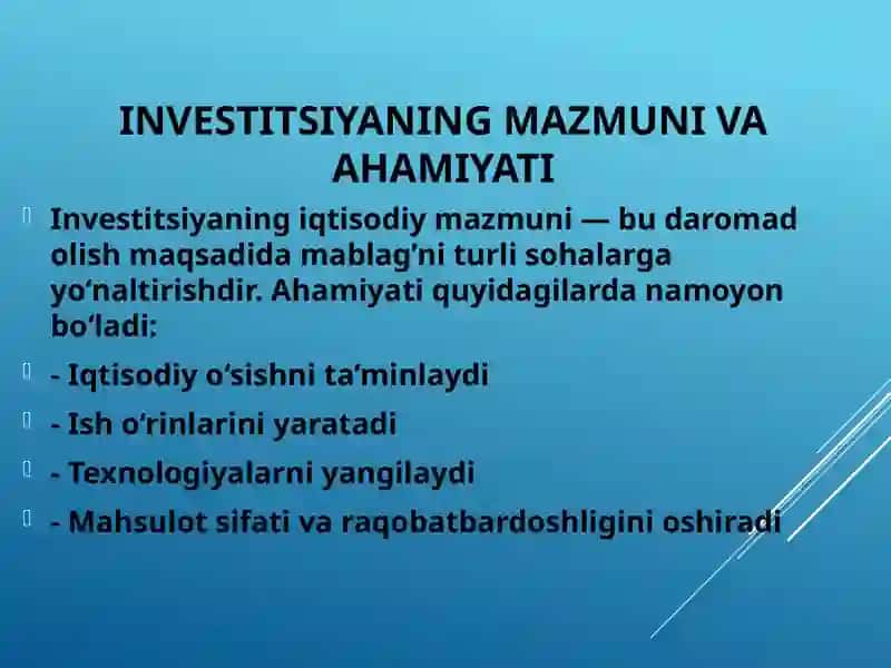 Investitsiya mohiyati 3