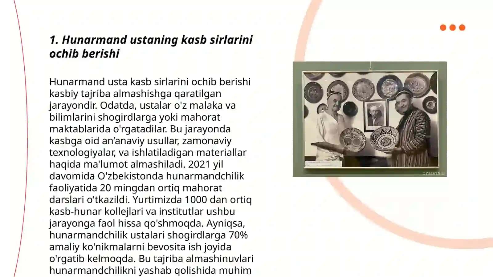 Hunarmand ustaning kasb sirlarini ochib berishi 3